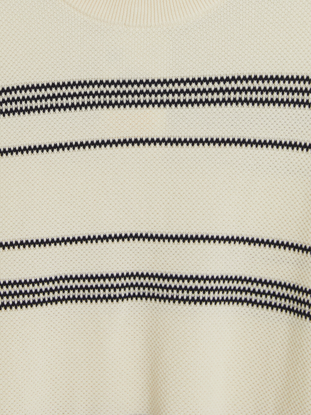 Crew Neck Striped Men's Knitwear Sweater-5