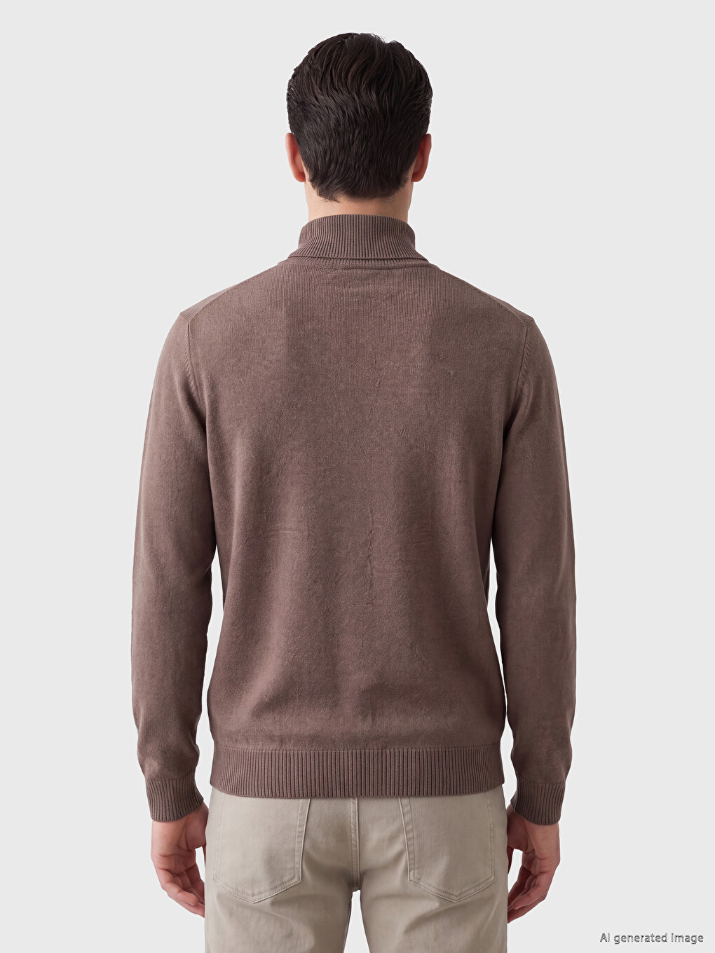 Turtleneck Men's Knitwear Sweater-2