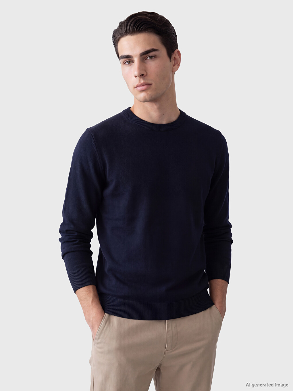 Crew Neck Men's Sweater