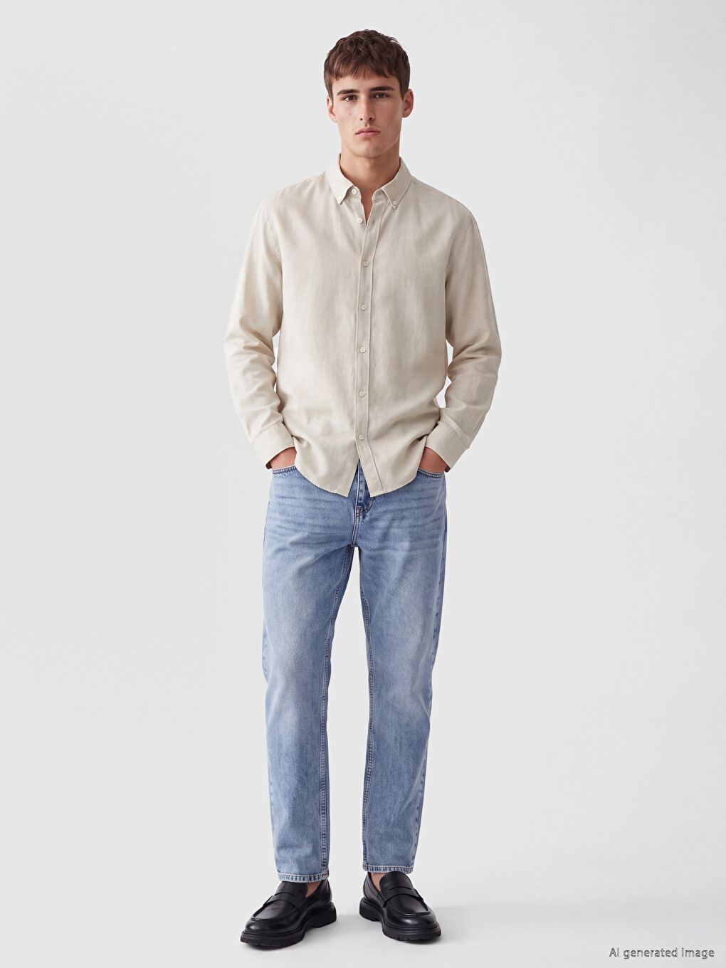 İndigo 700 Straight Fit Erkek Jean Pantolon-2