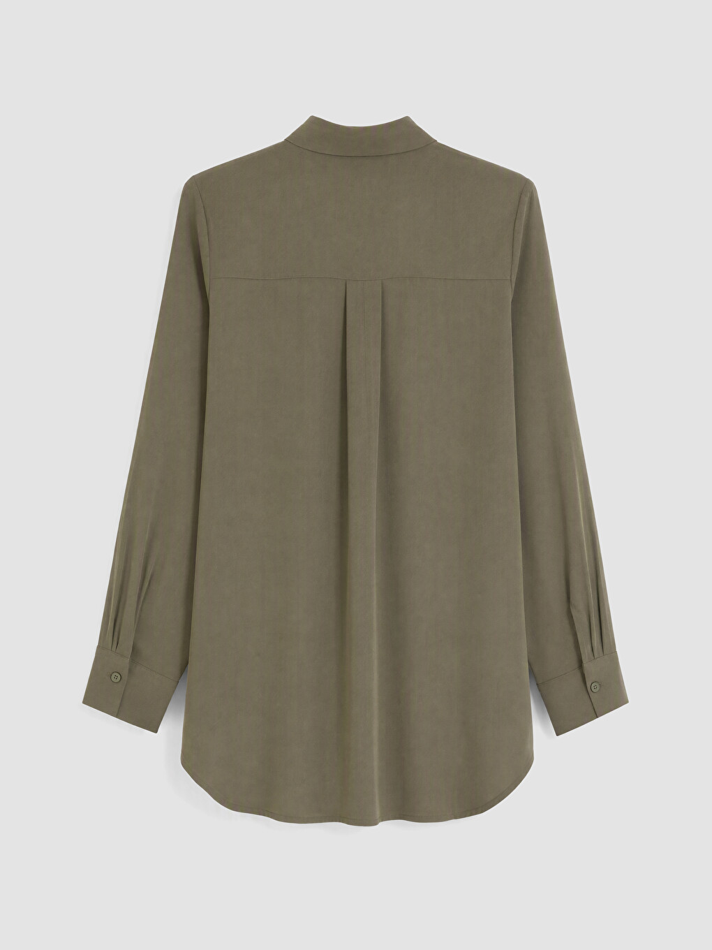 Woman Khaki Shirt Tunic-2