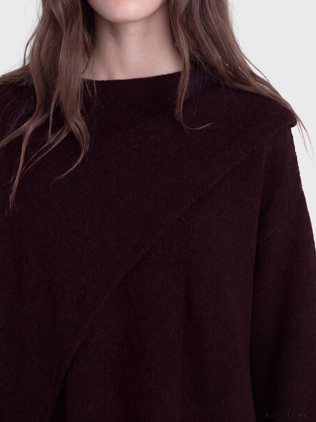 Crew Neck Women's Knitwear Sweater-2