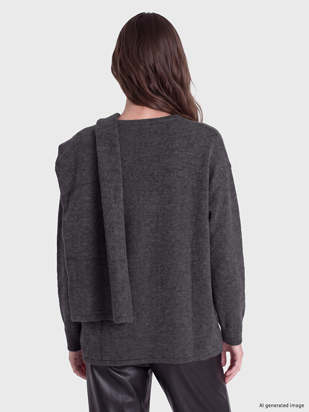 Pull-over Tricot Col Rond Femme-2