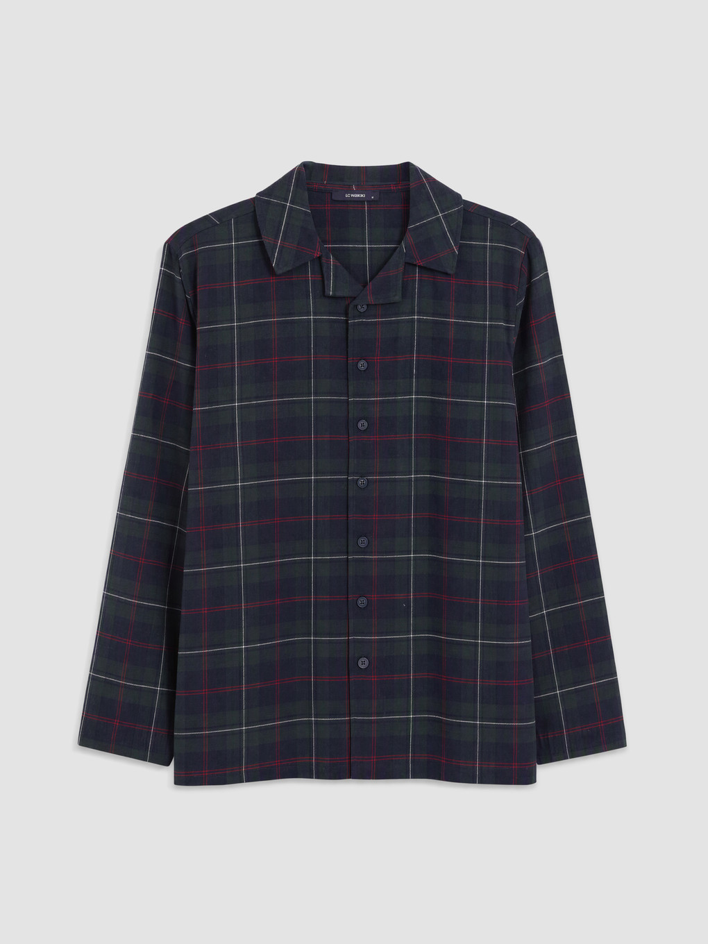 Plaid Men's Pyjamas Set-1