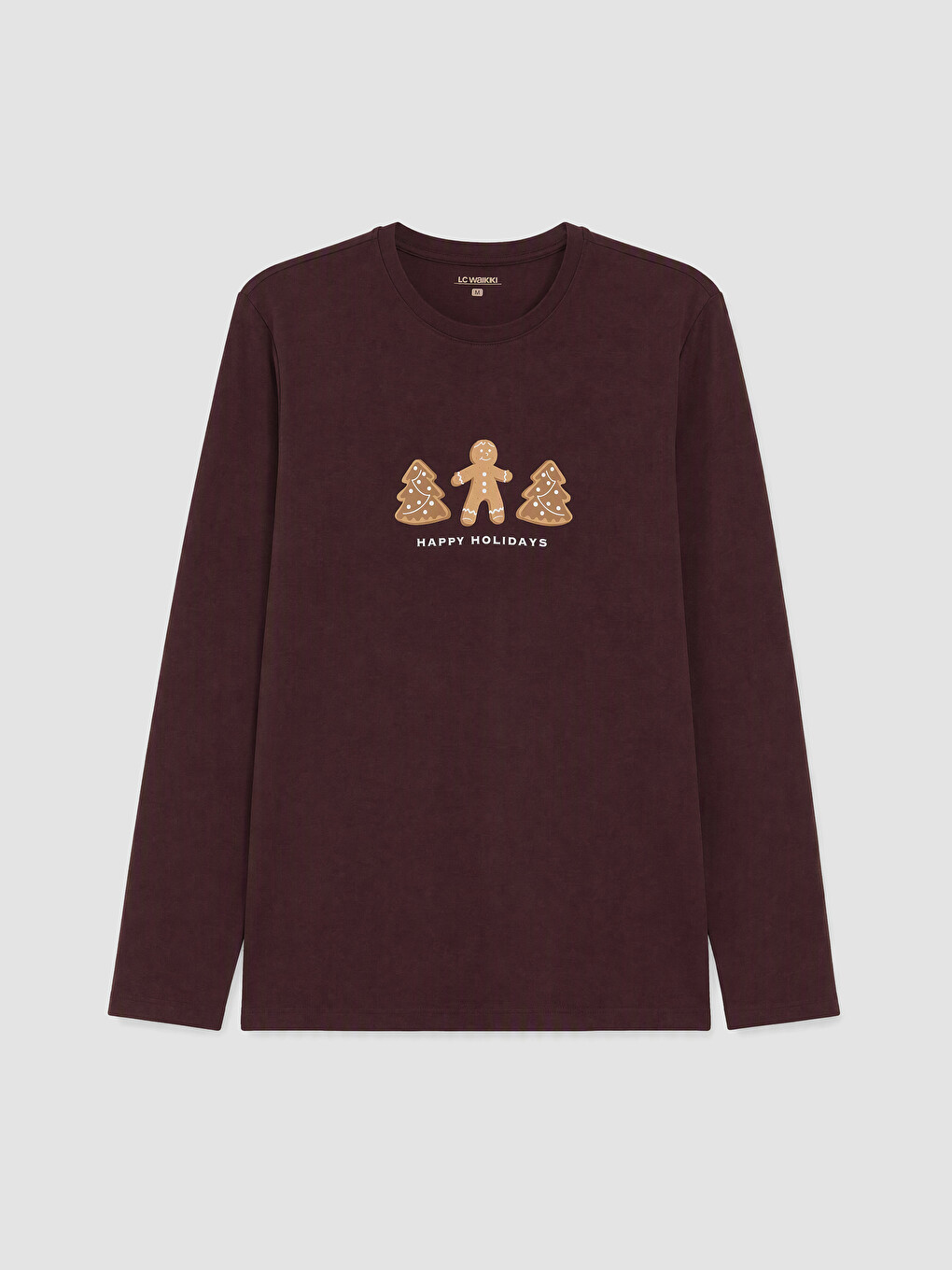 Man Bordeaux Pyjama Set-5
