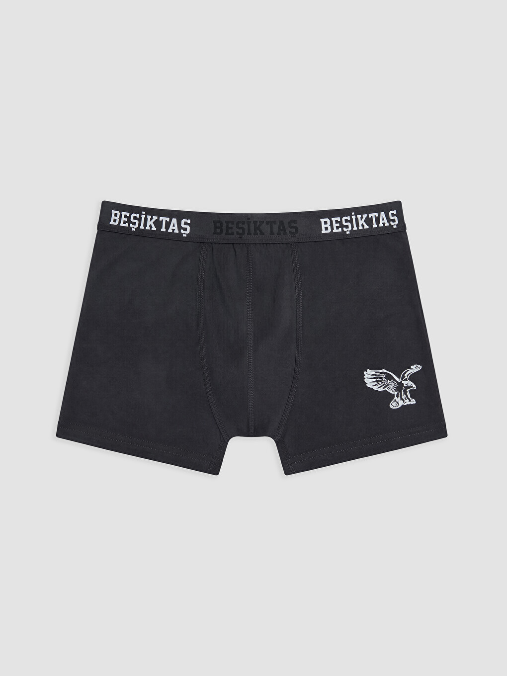 Siyah Beşiktaş Baskılı Erkek Boxer 2'li Paket-2