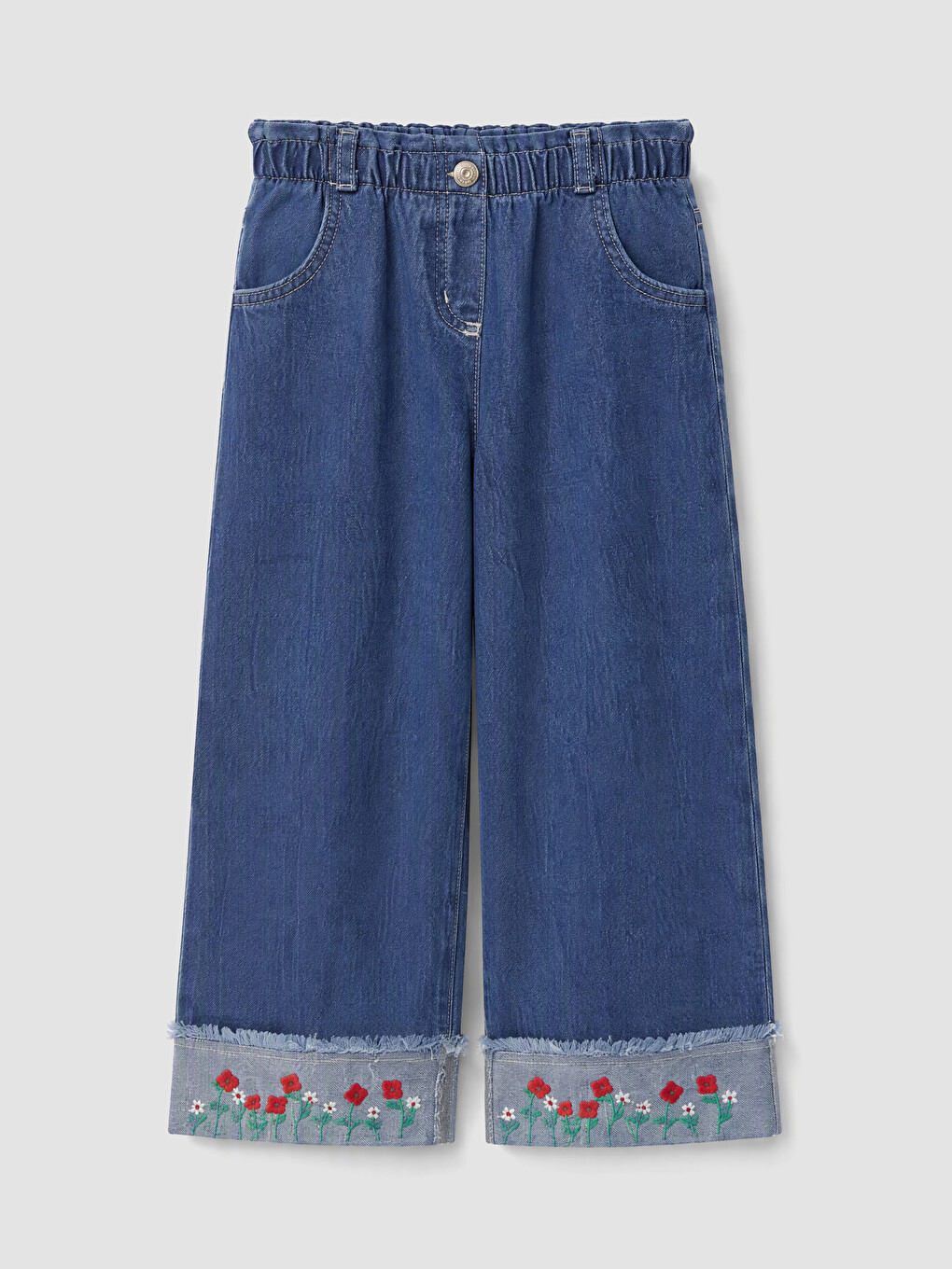 Embroidered Girls' Jeans