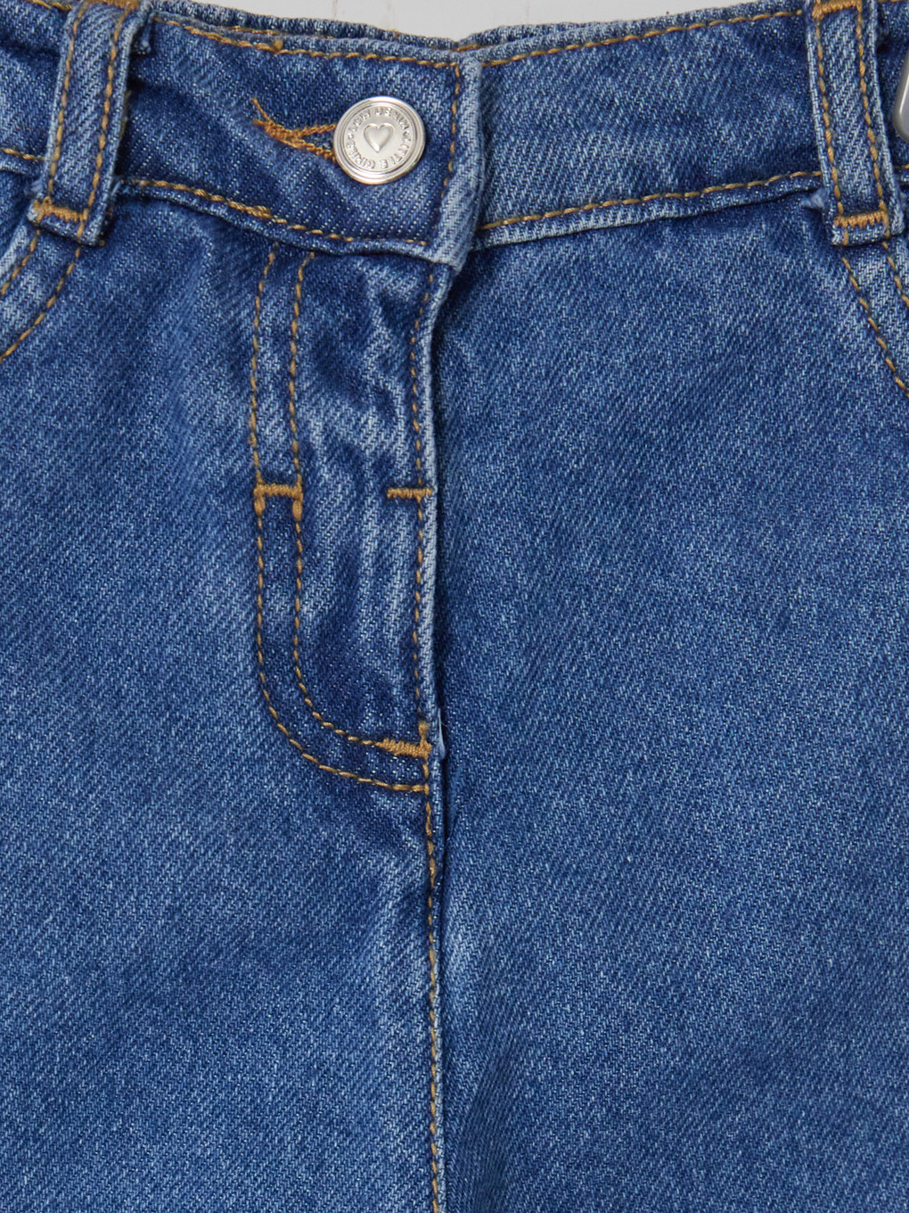Embroidered Girls' Jeans-2