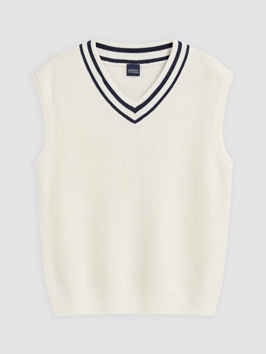 Boy Ecru Sweater Vest