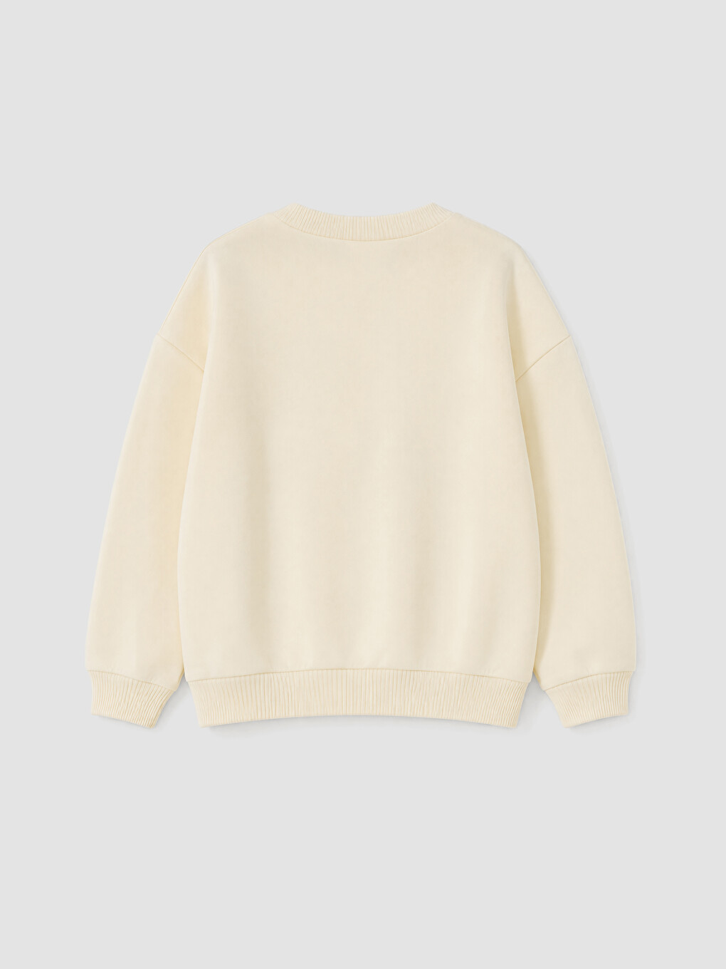 Ekru Baskılı Erkek Çocuk Sweatshirt-2