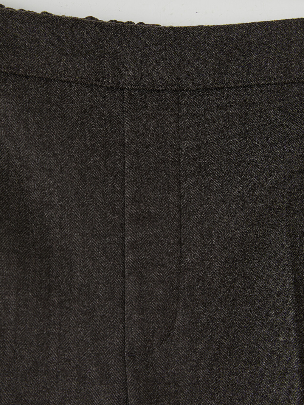 Gri Loose Fit Geniş Paça Kadın Pantolon-5