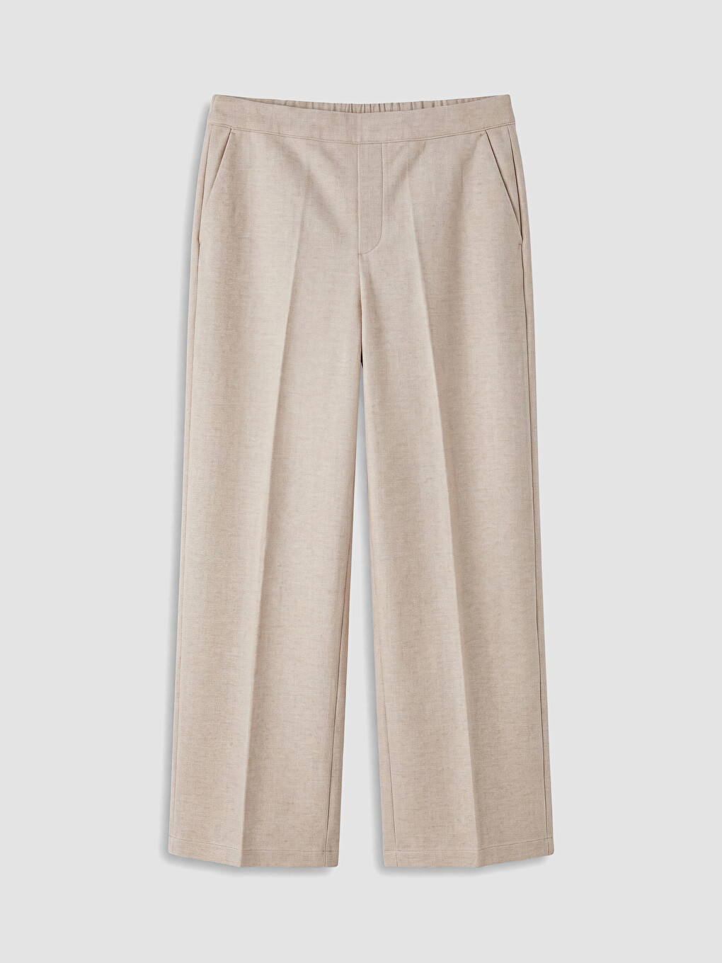 Kahverengi Loose Fit Geniş Paça Kadın Pantolon-4