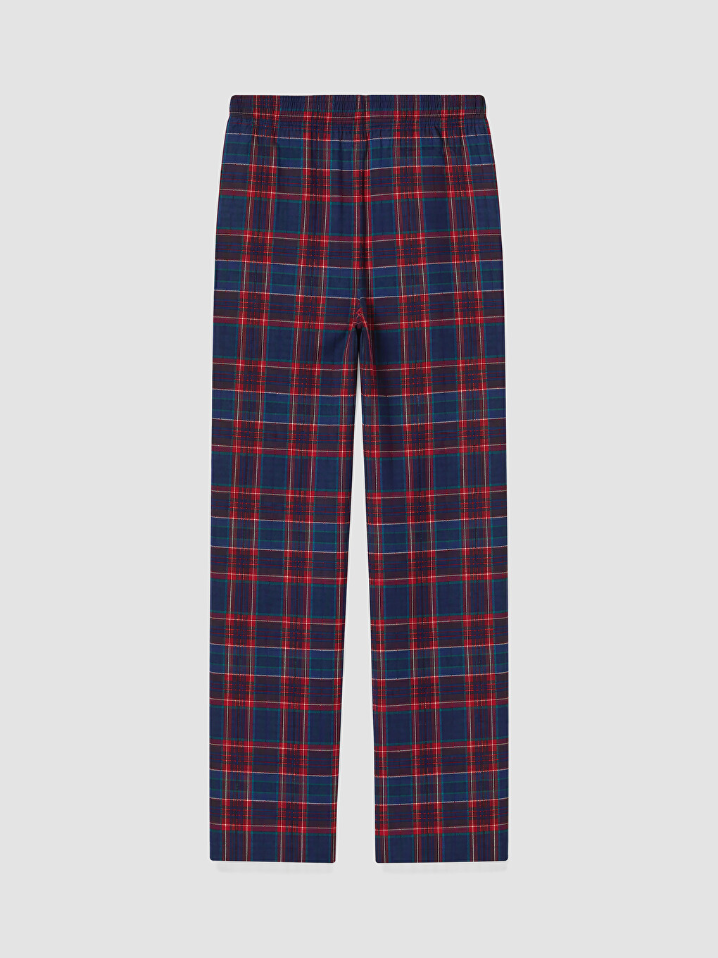 Kırmızı Ekose Desenli Erkek Pijama Takımı-6