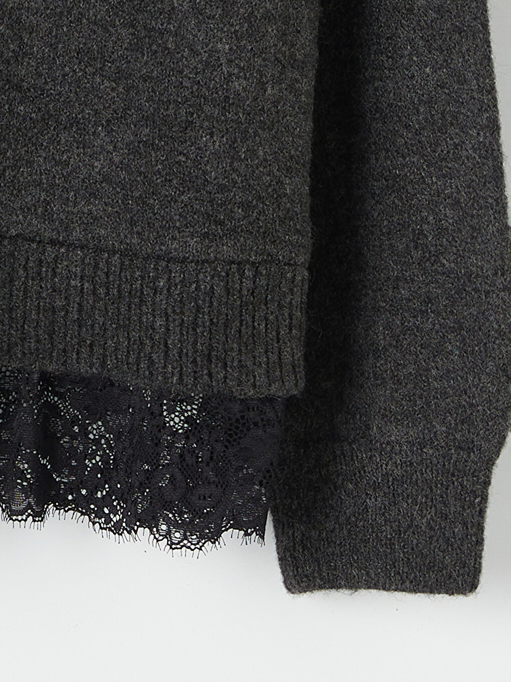Lace Detailed Women's Knitwear Cardigan-3
