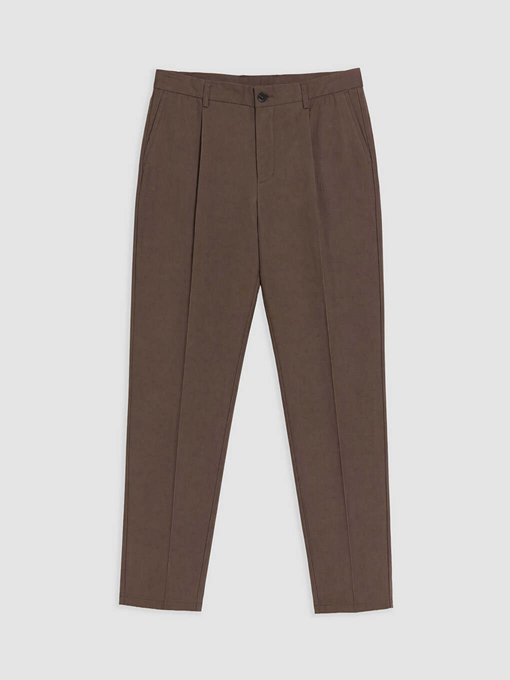 Regular Fit Men's Pleated Trousers-4