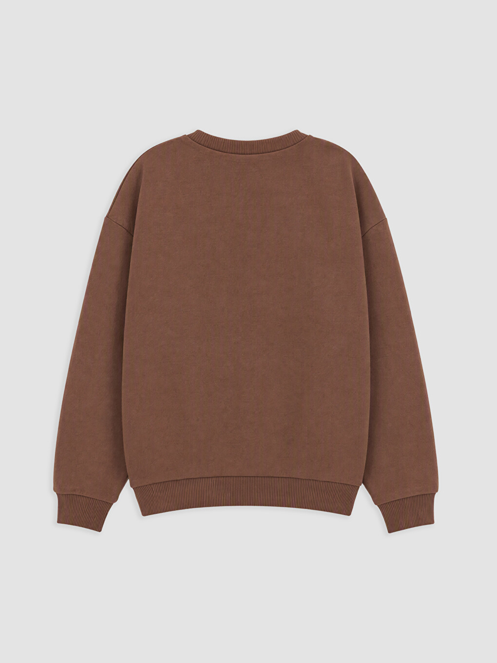 Kahverengi Baskılı Erkek Çocuk Sweatshirt-1