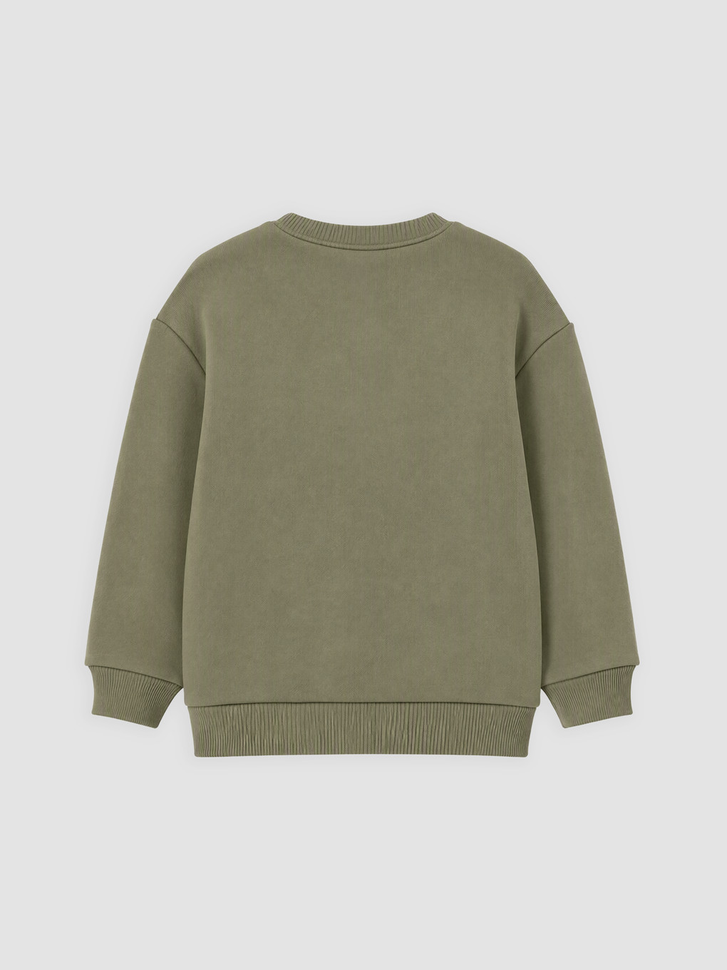 Haki Baskılı Erkek Çocuk Sweatshirt-1