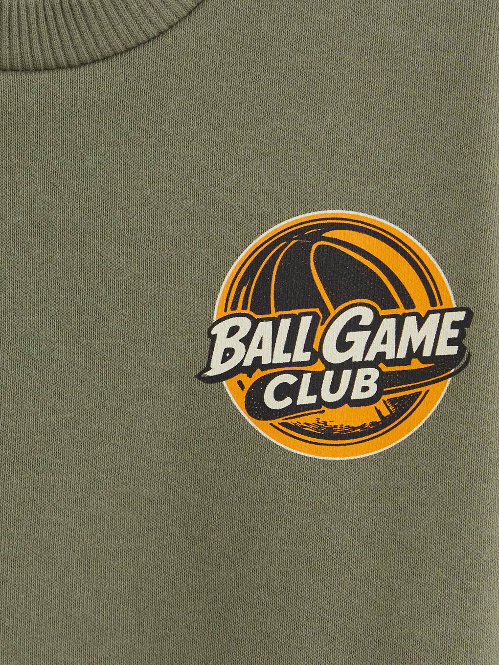 Haki Baskılı Erkek Çocuk Sweatshirt-2