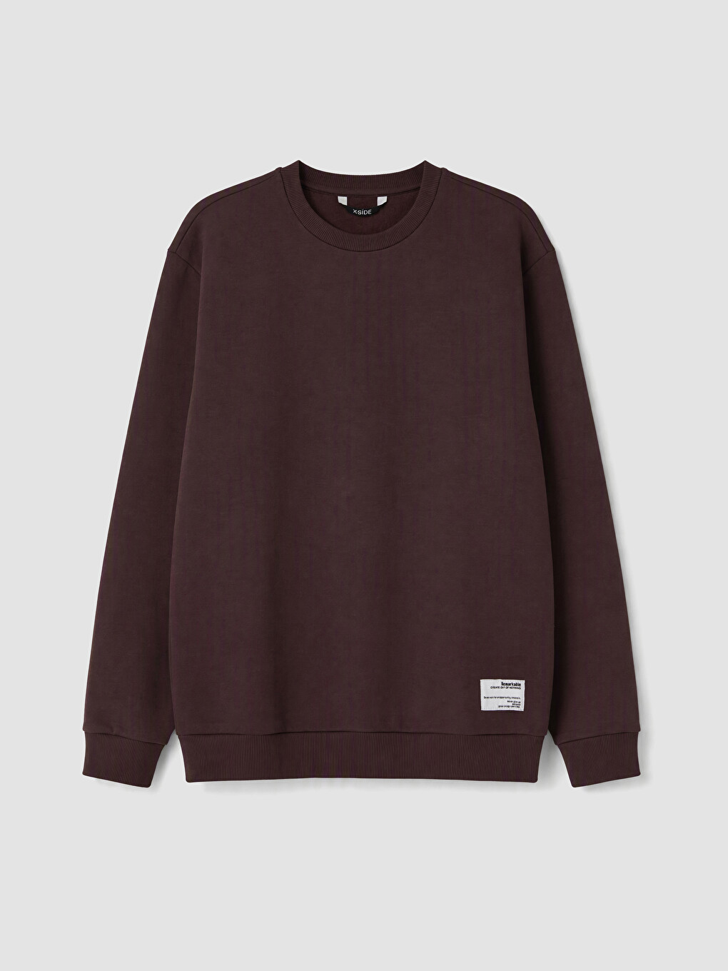 Crew Neck Men's Thick Sweatshirt-4