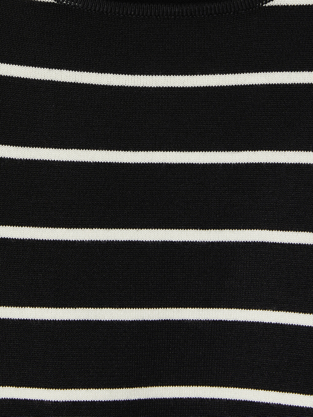 Crew Neck Striped Women's Knitwear Sweater-5