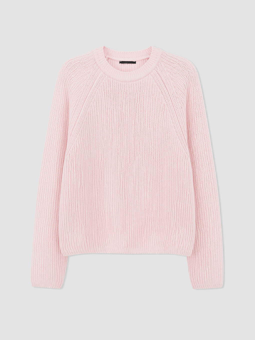 Pembe Bisiklet Yaka Kadın Triko Kazak