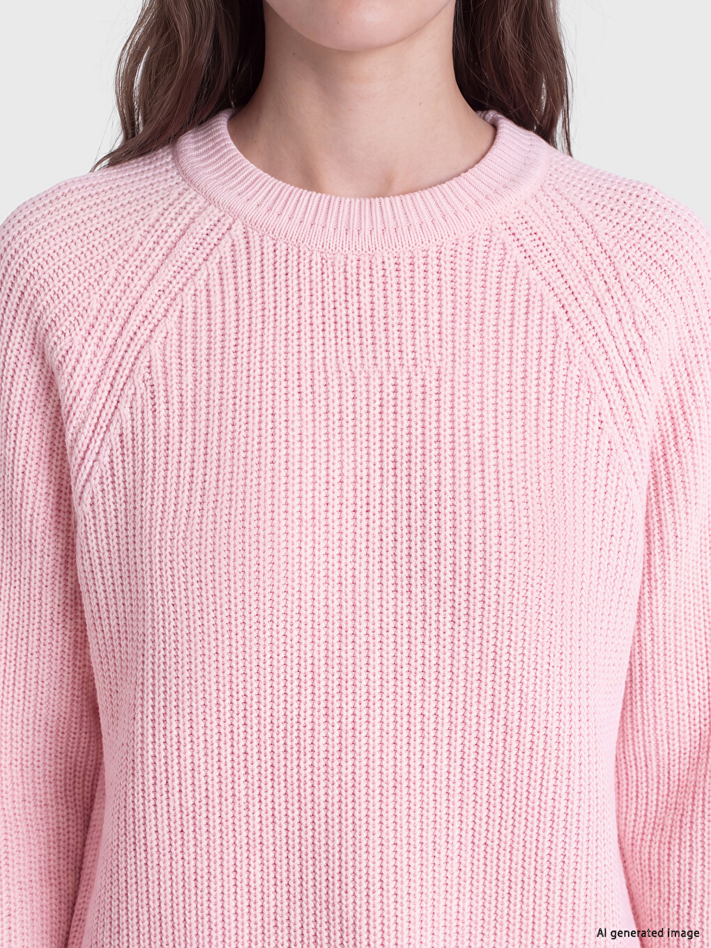 Crew Neck Women's Knitwear Sweater-2