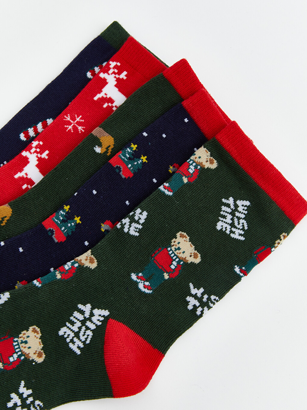 New Year Themed Boys' Ankle Socks 5-pack-6