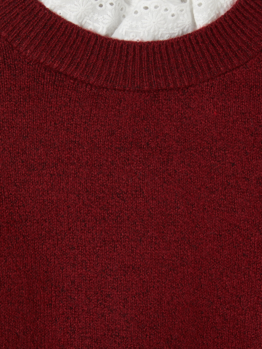Woman Bordeaux Sweater-5