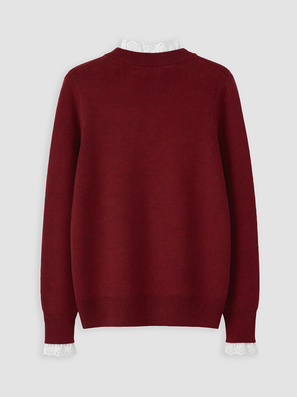 Woman Bordeaux Sweater-6