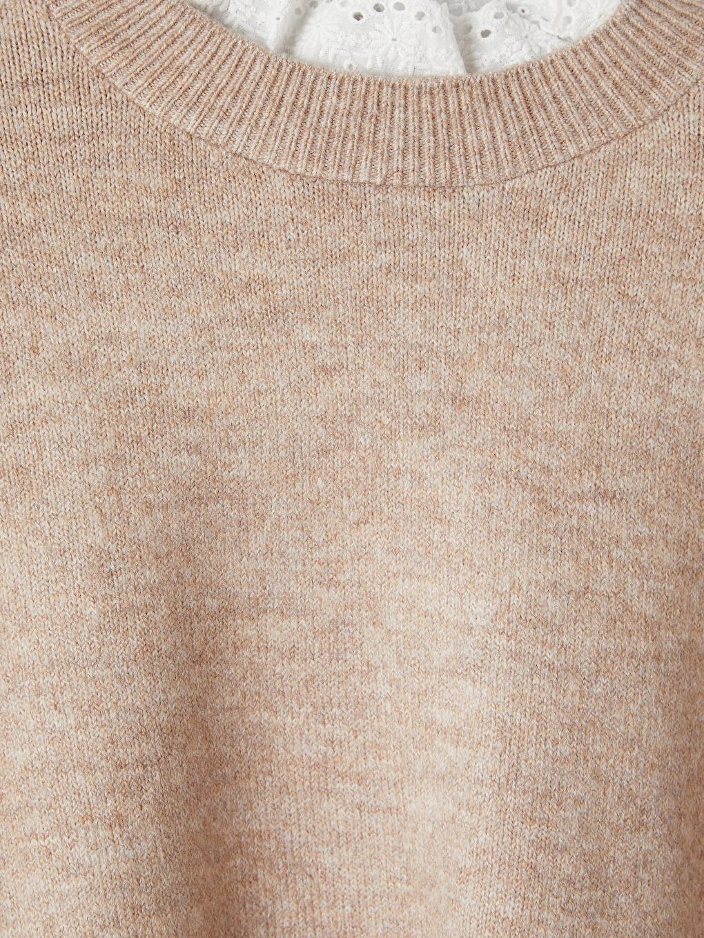 Woman Beige Sweater-5