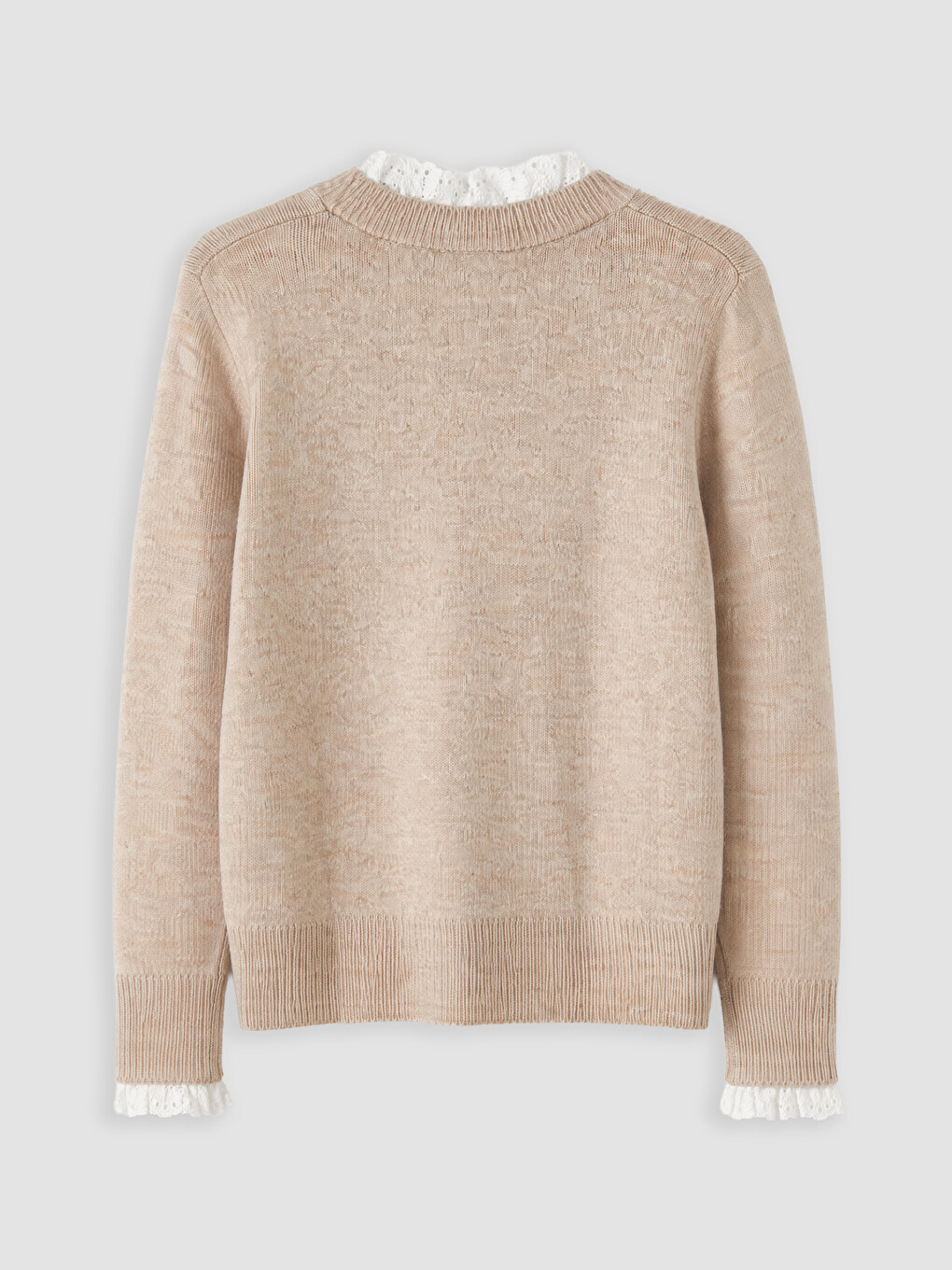 Woman Beige Sweater-6