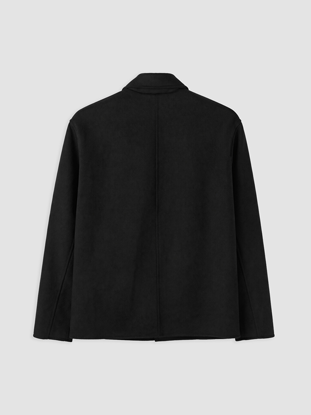 Regular Fit Shirt Collar Suede Men's Jacket-6