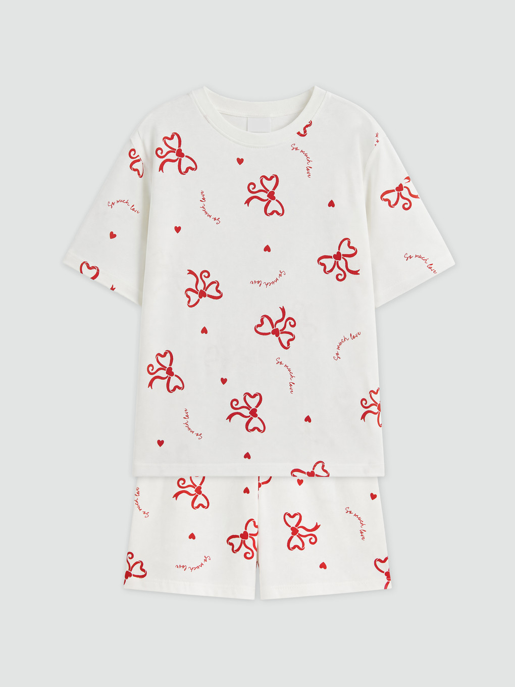 Printed Girls' Shortie Pyjamas Set