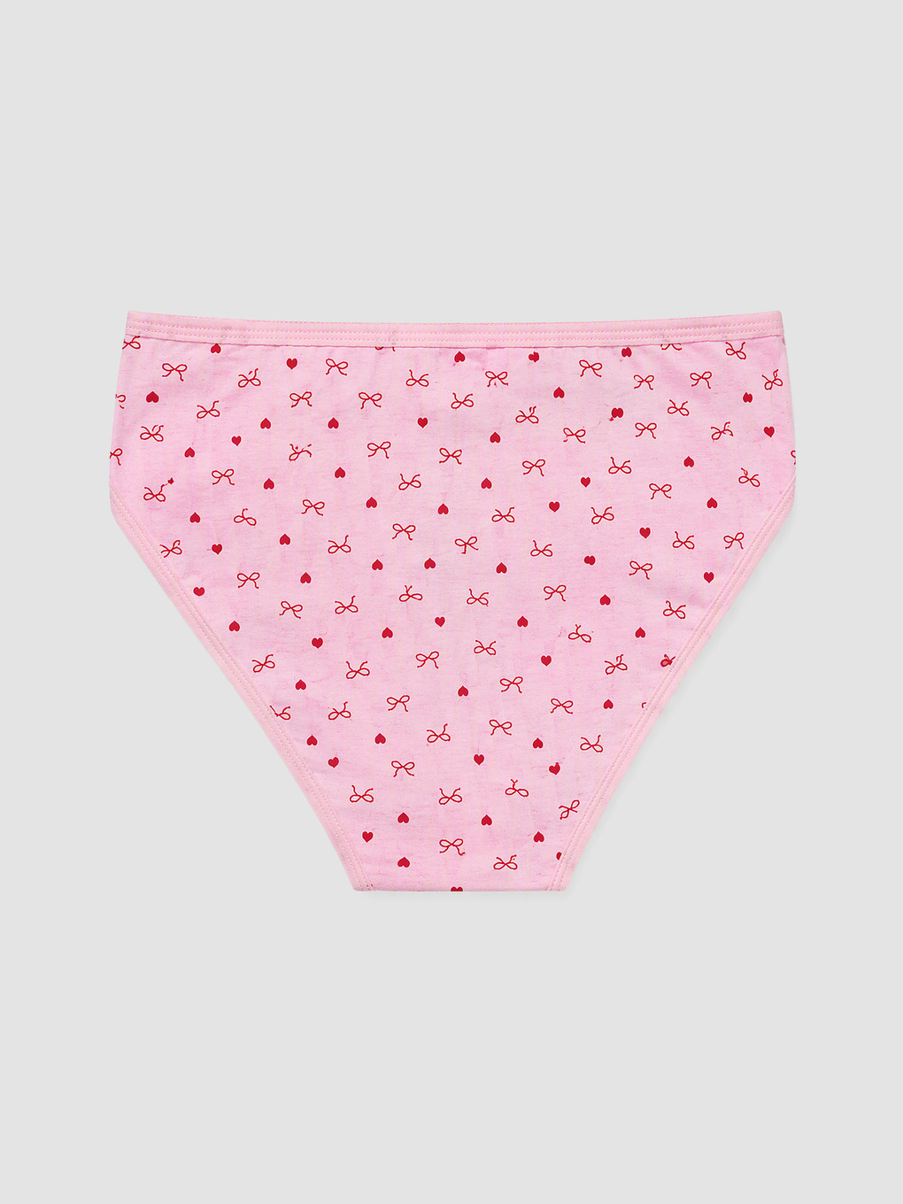 Pembe Baskılı Bikini Külot 5'li-6