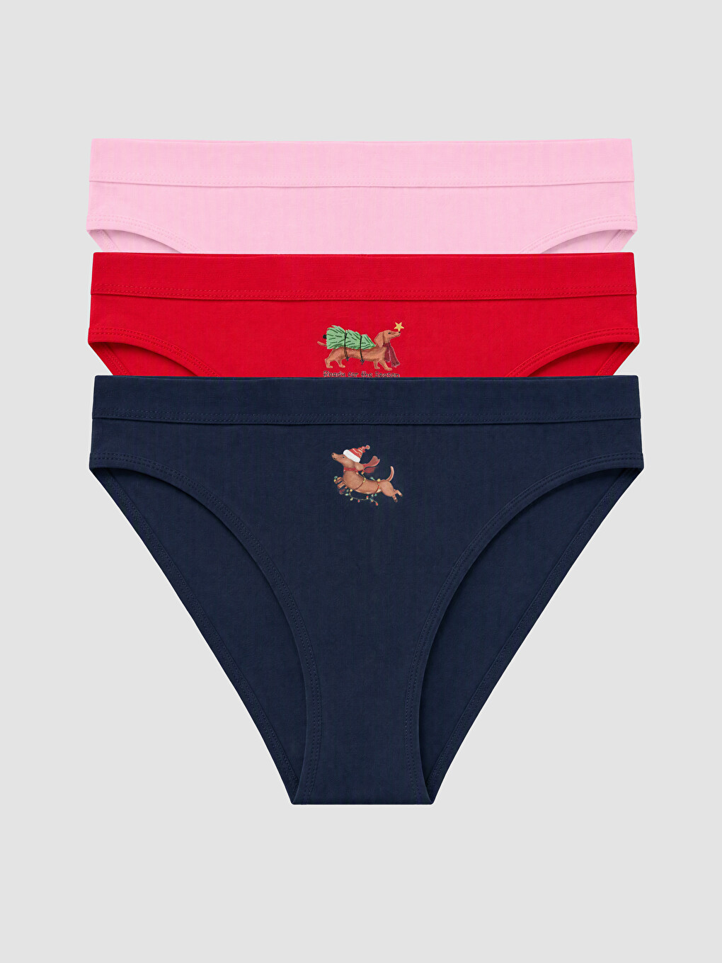 Printed Bikini Knickers 3-pack