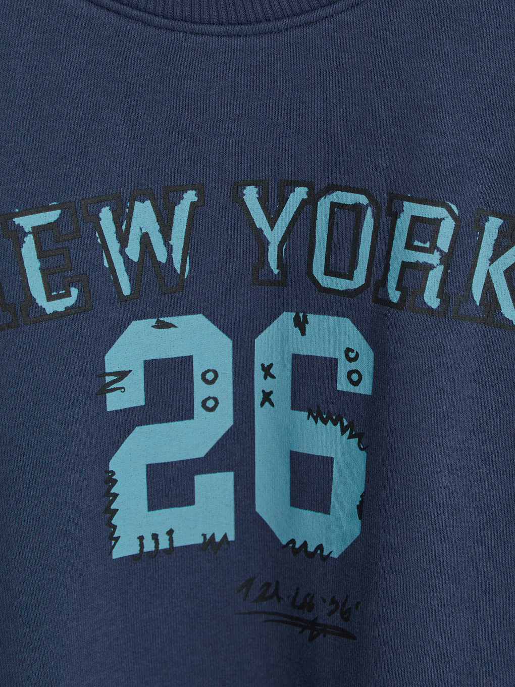 İndigo New York Baskılı Erkek Çocuk Sweatshirt-1