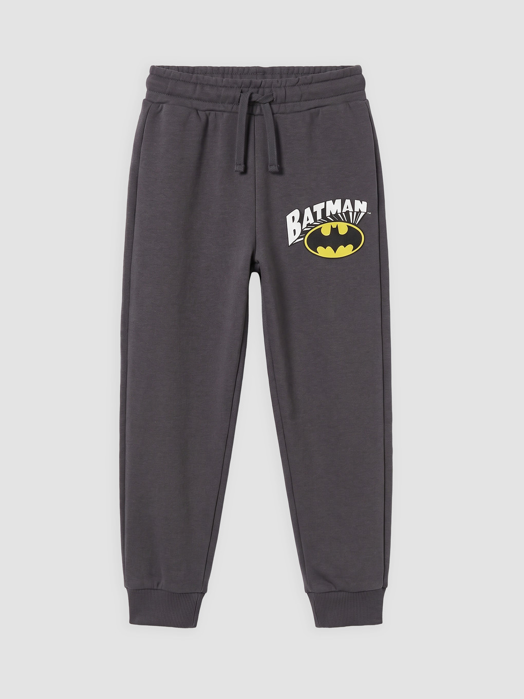 Antrasit Batman Baskılı Erkek Çocuk Eşofman Takım-2