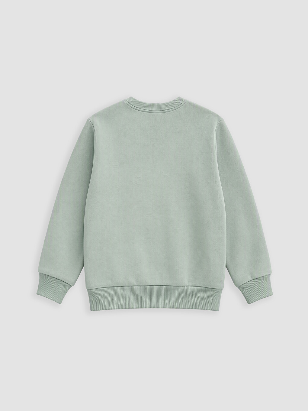 Ekru Baskılı Kız Çocuk Kalın Sweatshirt 2'li-3