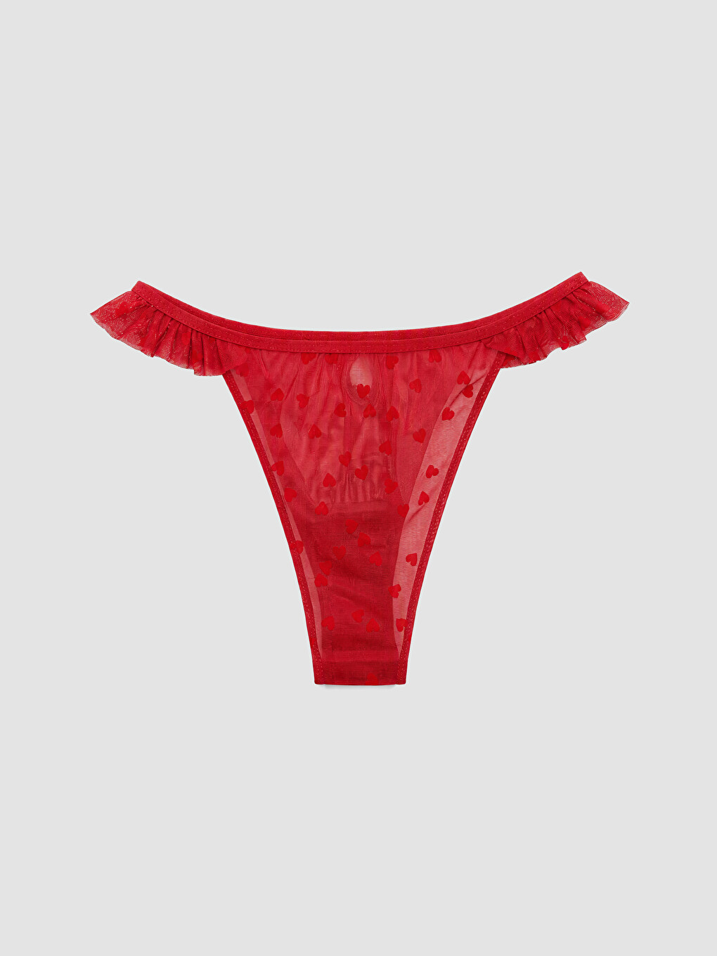 Culotte Brésilienne Brodée Cœur-1