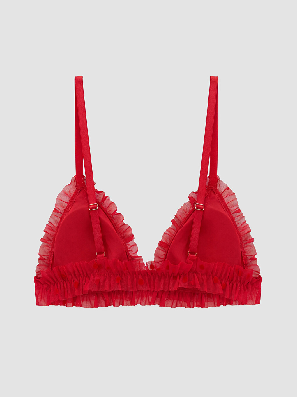 Non-wired Non Padded Heart Patterned Bralette-1