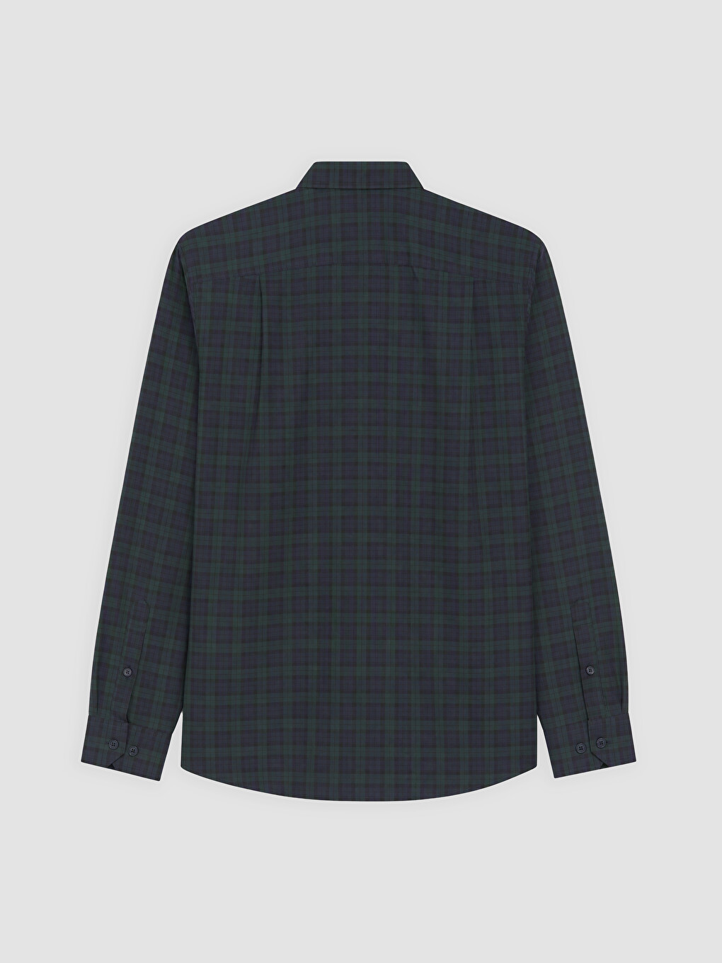 Regular Fit Plaid Twill Men's Shirt-1
