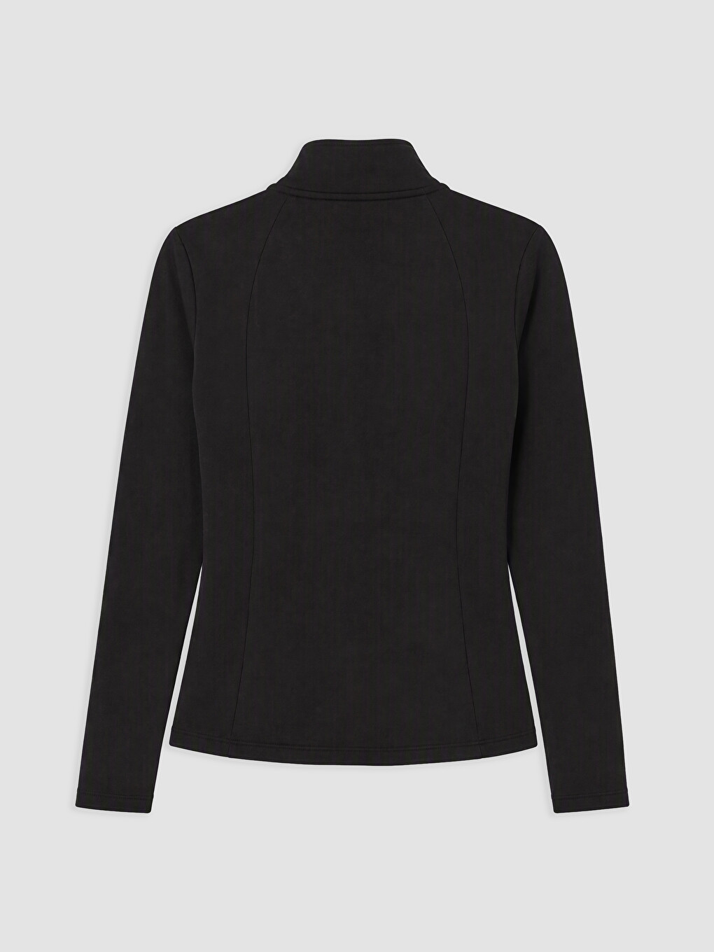 Woman Black Zip-up Sweatshirt-5