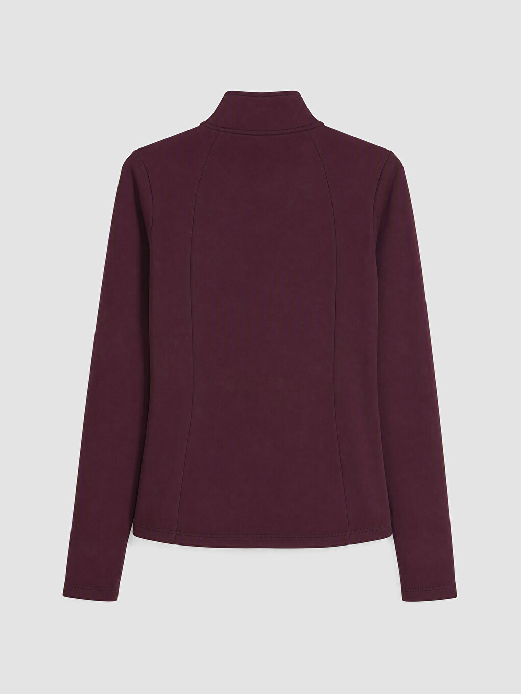 Woman Plum Zip-up Sweatshirt-7