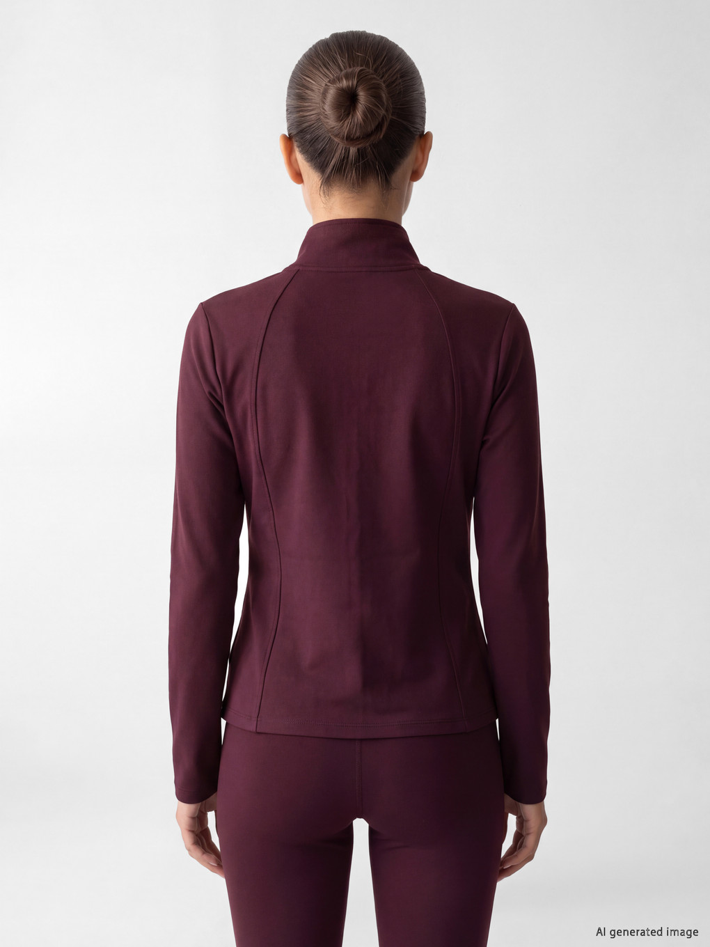 Thumbhole Women's Sport Zippered Sweatshirt-3