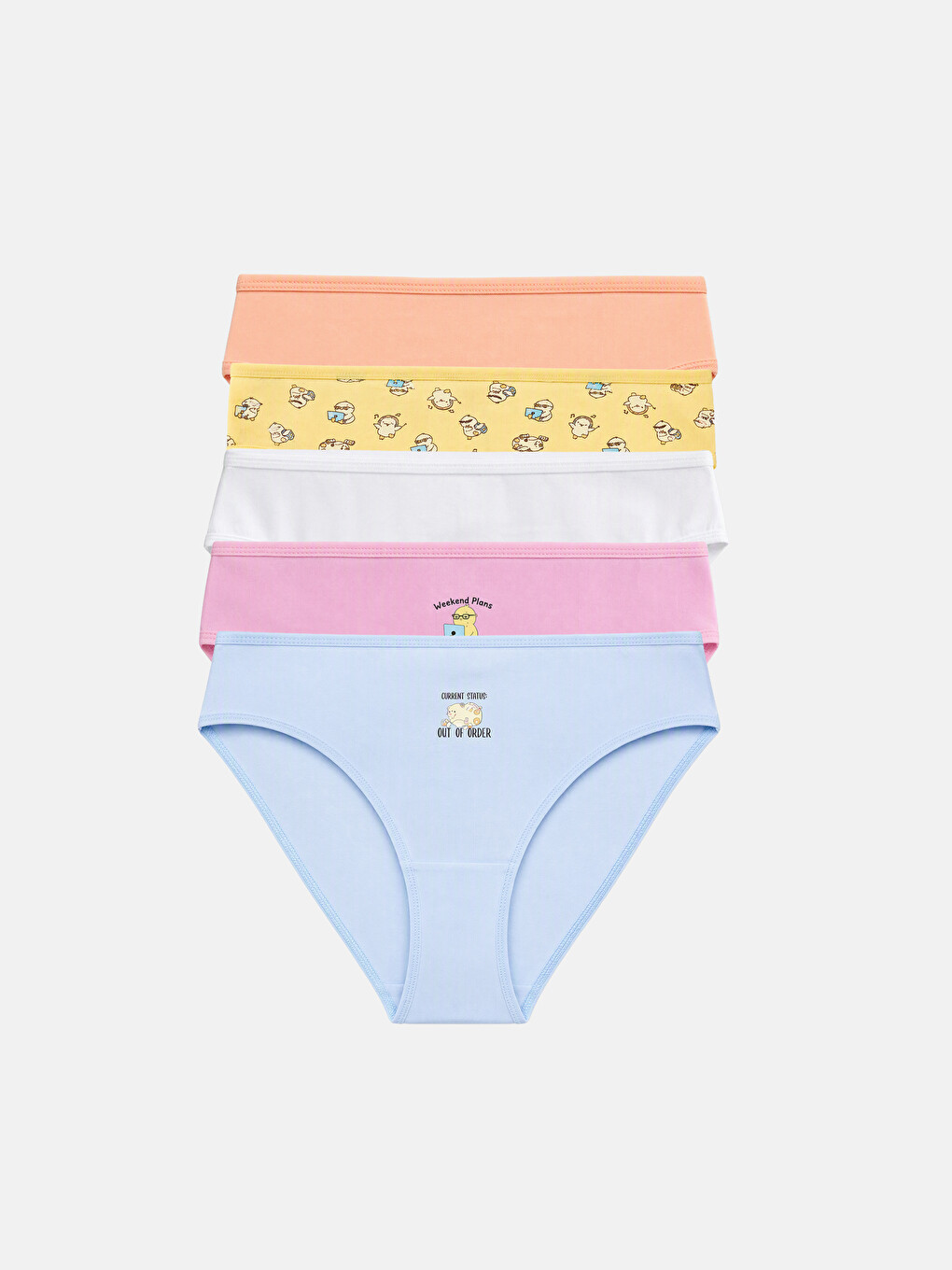 Chiloți Bikini Imprimați Pachet De 5
