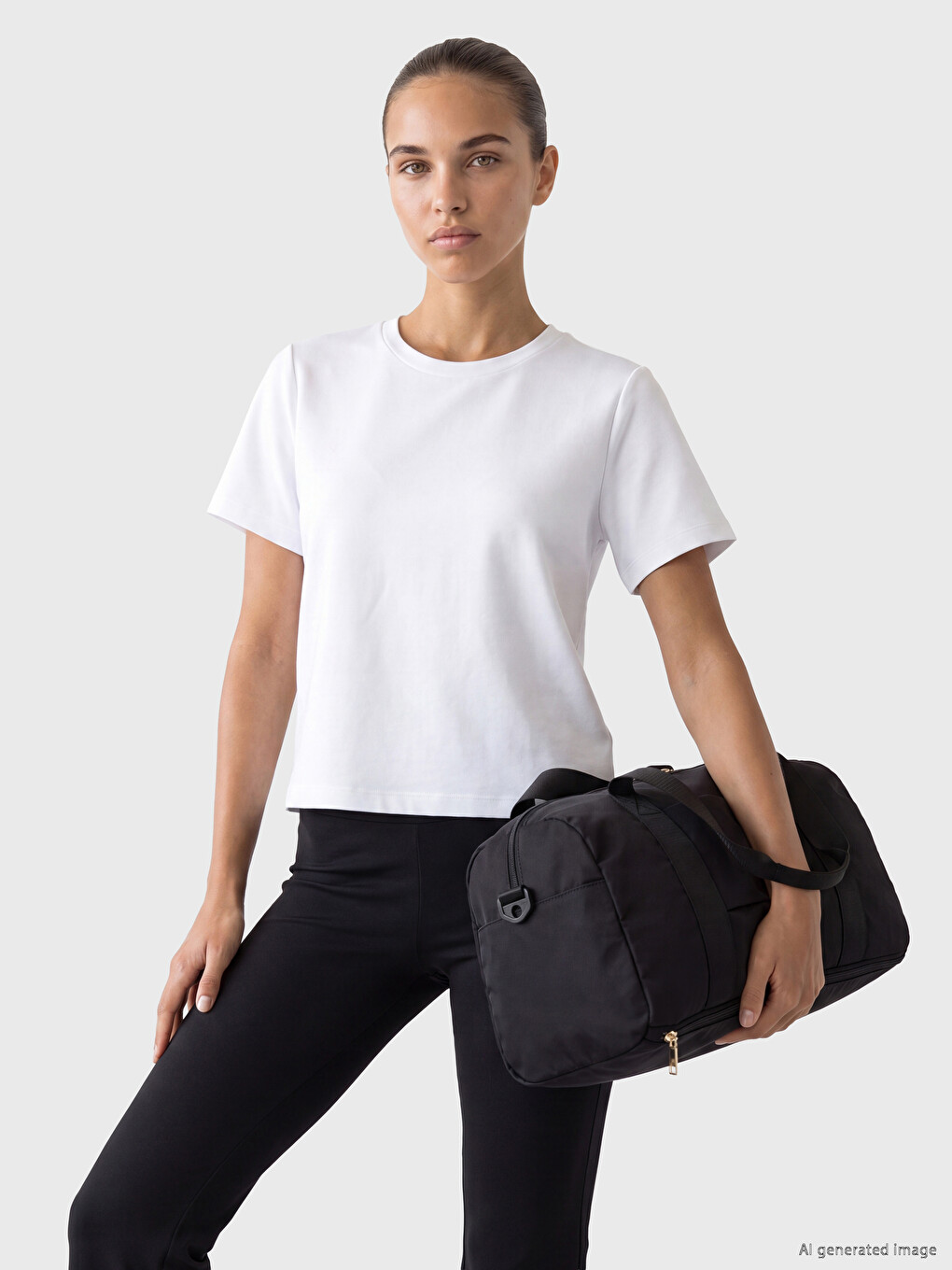 T-shirt Sportiv Me Prekje Të Butë Për Gra