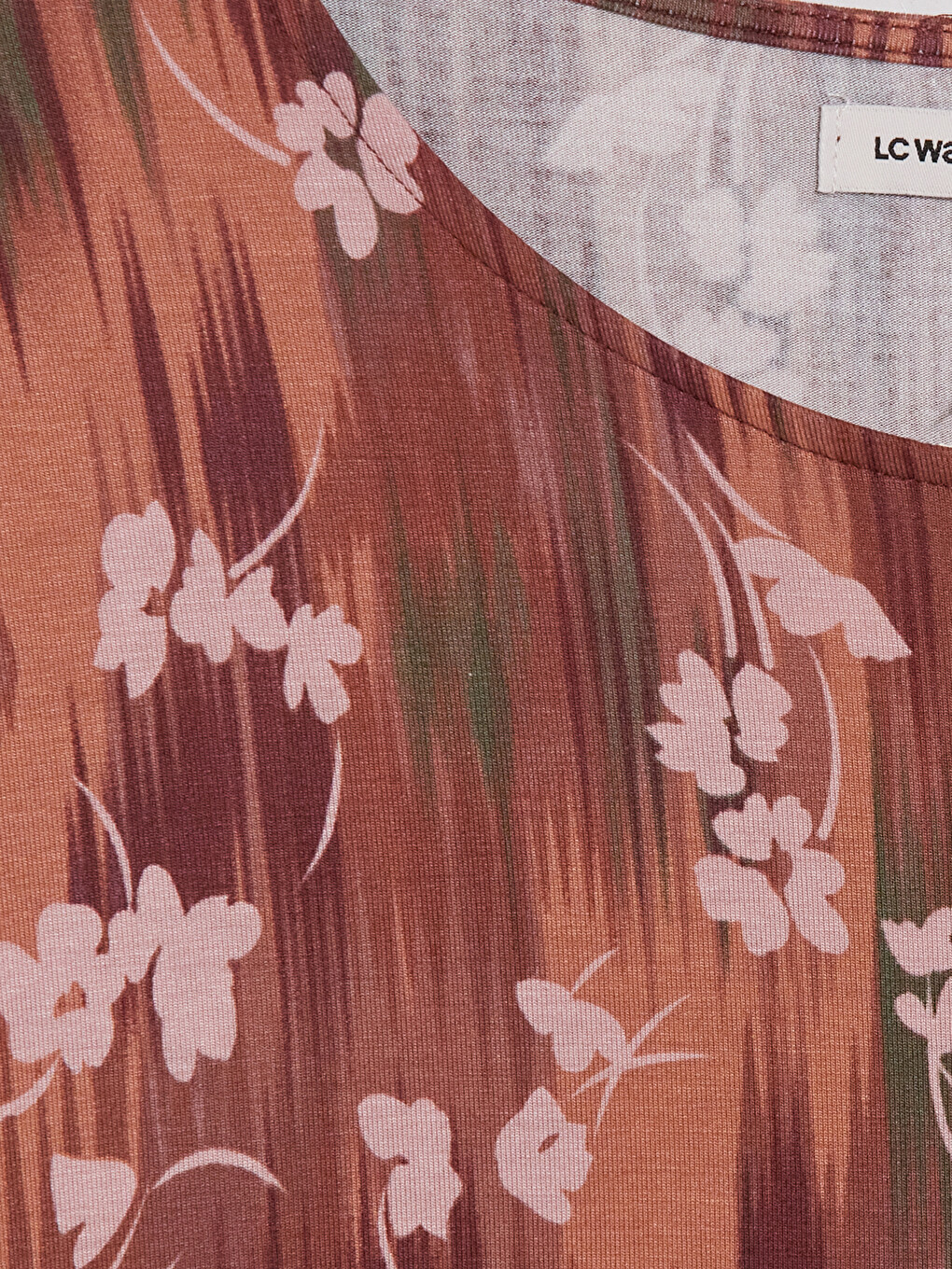 Woman Brown Dress-5