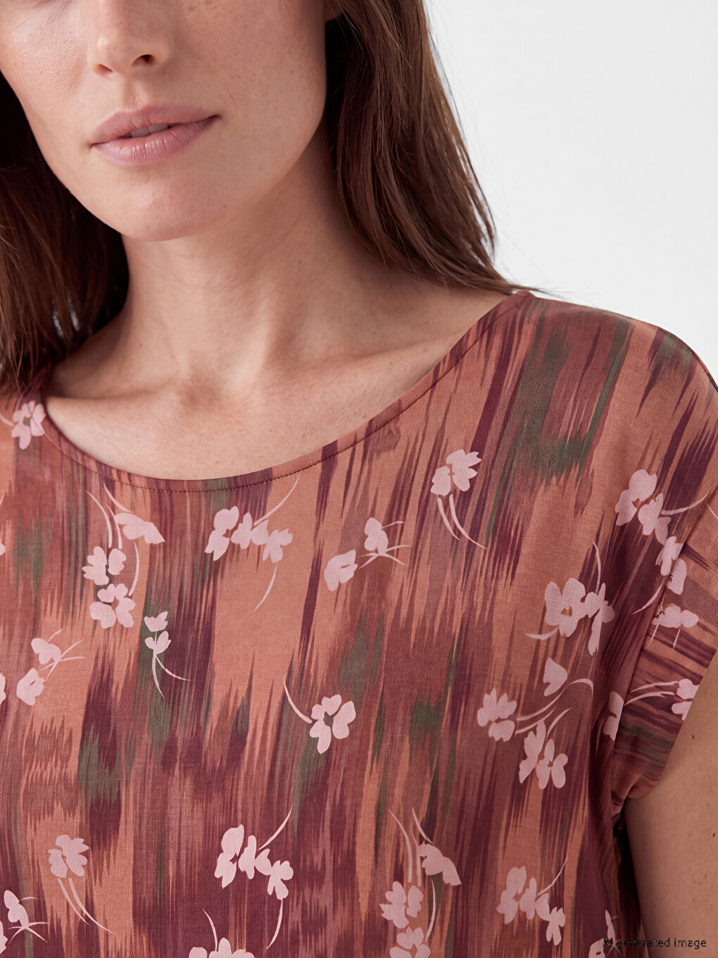 Woman Brown Dress-2