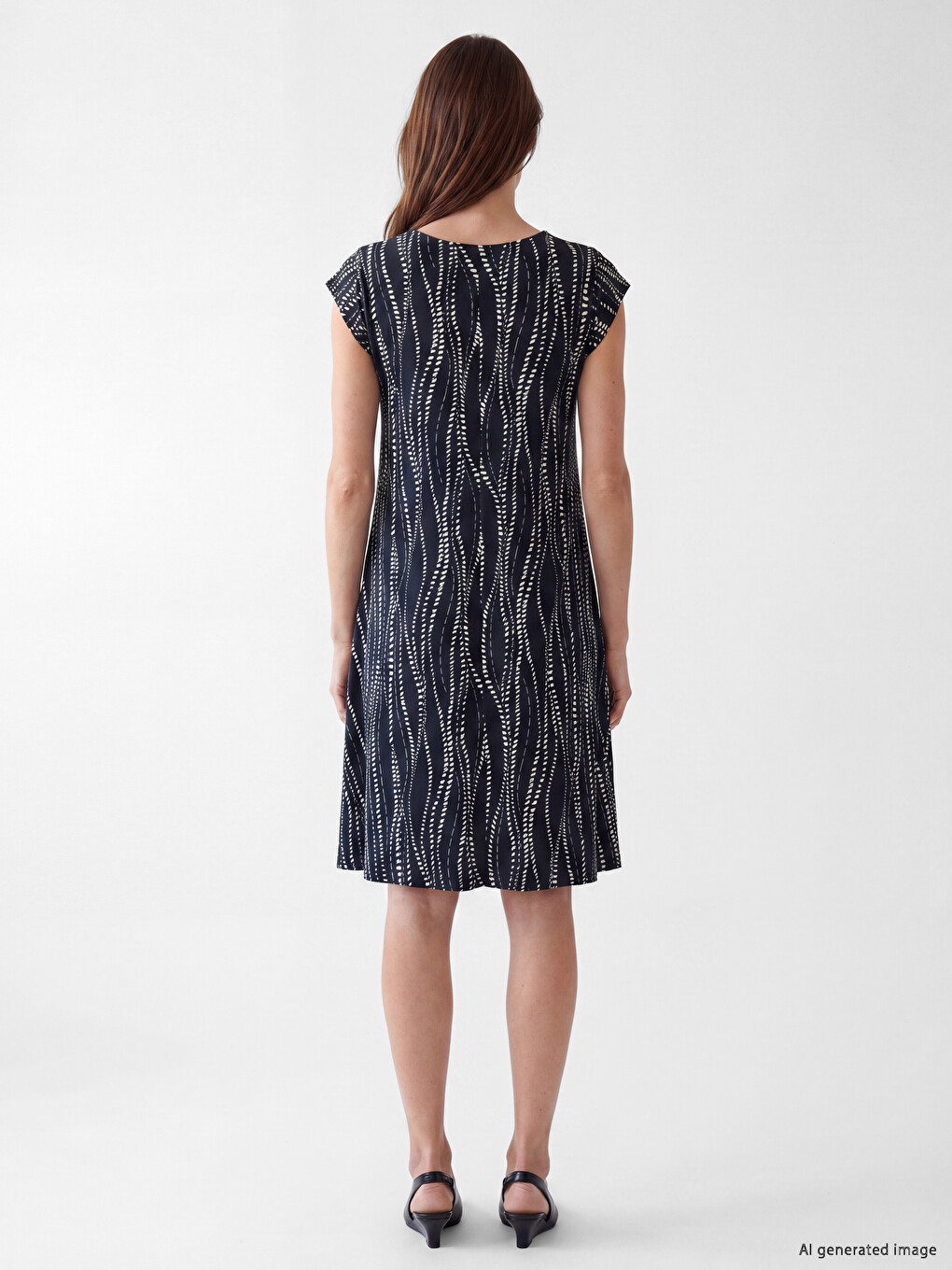 Woman Navy Dress-3