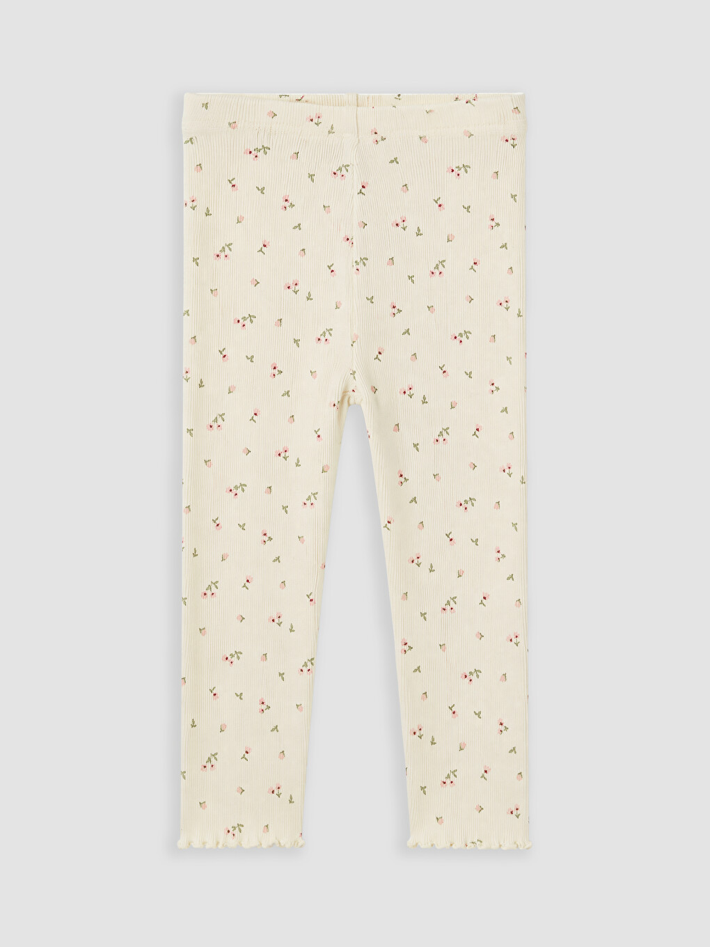 Regular Fit 3er-pack Baby-mädchen Rippstrick-strickwaren Leggings-1